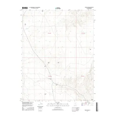 2017 Map of Turkey Knob, 2017 Print