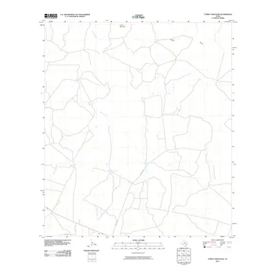 2010 Map of Turkey Mountain, 2010 Print