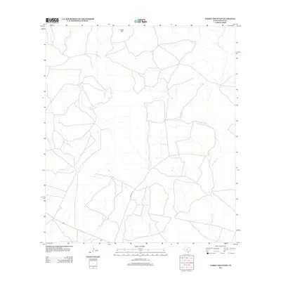 2012 Map of Turkey Mountain, 2012 Print