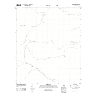 2011 Map of Turkey Peak, 2011 Print