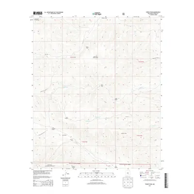 2013 Map of Turkey Peak, 2013 Print