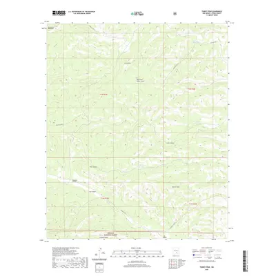 2020 Map of Turkey Peak, 2020 Print