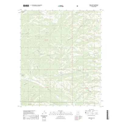 2023 Map of Turkey Peak, 2023 Print