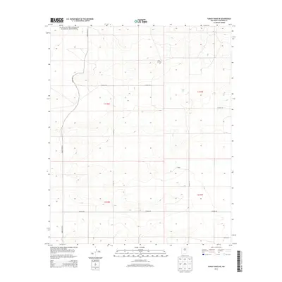 2013 Map of Turkey Ridge NE, 2013 Print