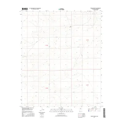 2017 Map of Turkey Ridge NE, 2017 Print