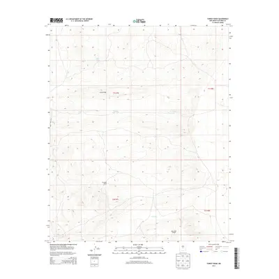 2013 Map of Turkey Ridge, 2013 Print