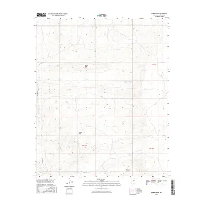 2017 Map of Turkey Ridge, 2017 Print
