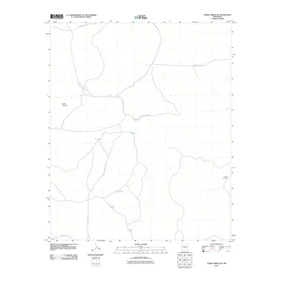 2010 Map of Turkey Ridge SW, 2010 Print