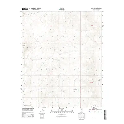 2013 Map of Turkey Ridge SW, 2013 Print