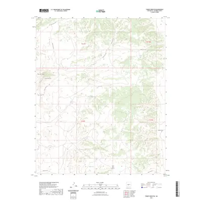 2023 Map of Turkey Ridge SW, 2023 Print