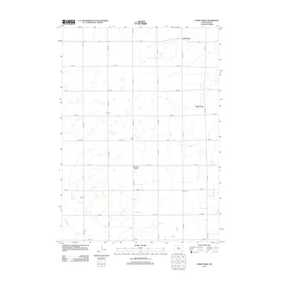 2012 Map of Turkey Ridge, 2012 Print