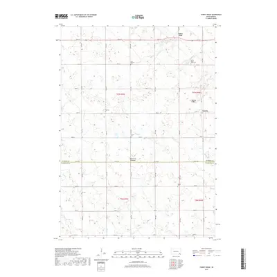 2017 Map of Turkey Ridge, 2017 Print