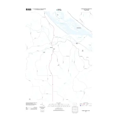 2013 Map of Turkey River, 2013 Print