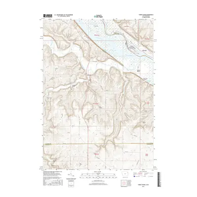 2015 Map of Turkey River, 2015 Print