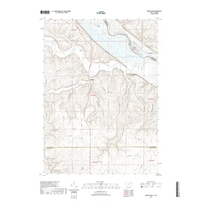 2018 Map of Turkey River, 2018 Print