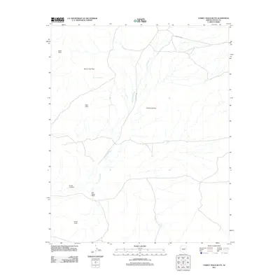 2011 Map of Turkey Track Butte, 2011 Print