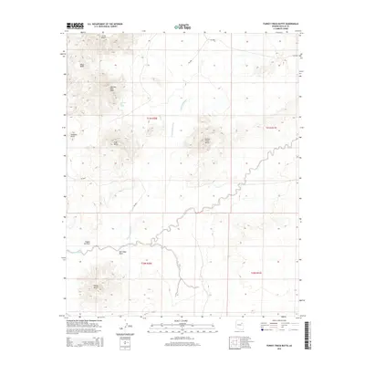 2014 Map of Turkey Track Butte, 2014 Print