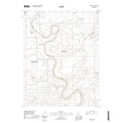 2020 Map of Turks Head, 2020 Print