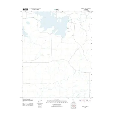 2012 Map of Turlock Lake, 2012 Print