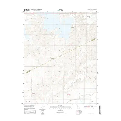 2015 Map of Turlock Lake, 2015 Print