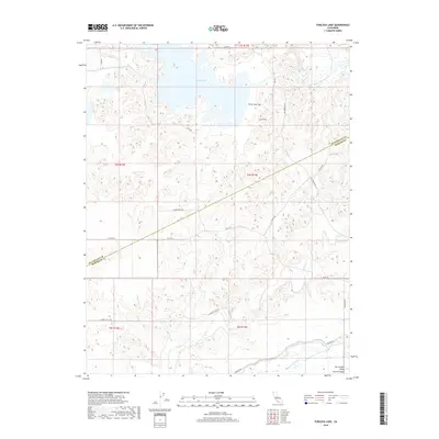 2018 Map of Turlock Lake, 2018 Print