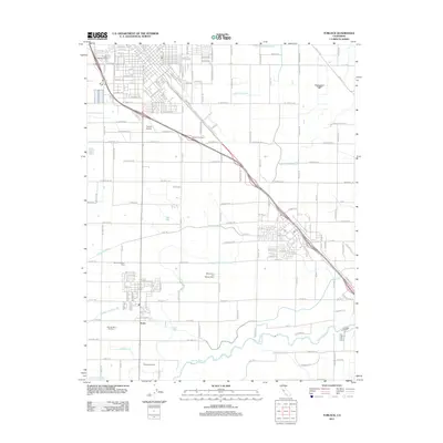 2012 Map of Turlock, 2012 Print