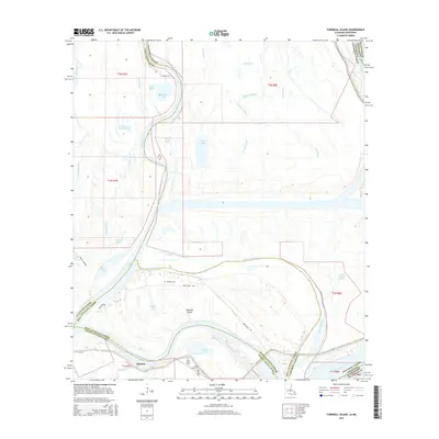 2015 Map of Turnbull Island, 2015 Print