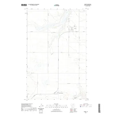 2020 Map of Turner, 2020 Print