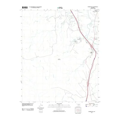 2010 Map of Turner Falls, 2010 Print