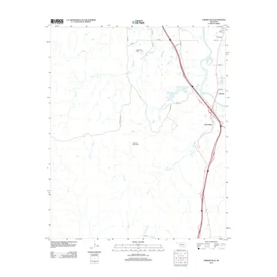 2012 Map of Turner Falls, 2012 Print