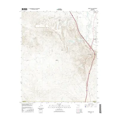 2016 Map of Turner Falls, 2016 Print