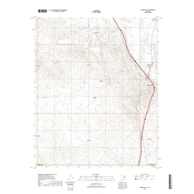 2018 Map of Turner Falls, 2018 Print