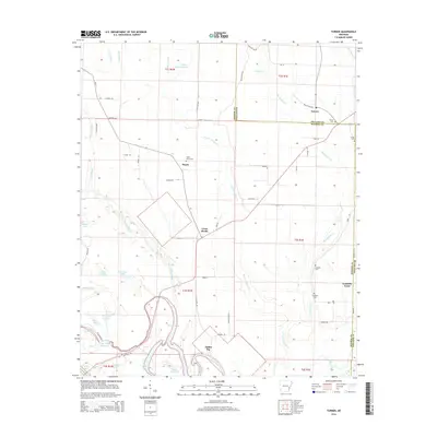 2014 Map of Turner, 2014 Print