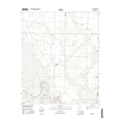 2017 Map of Turner, 2017 Print
