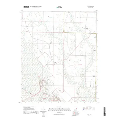2020 Map of Turner, 2020 Print