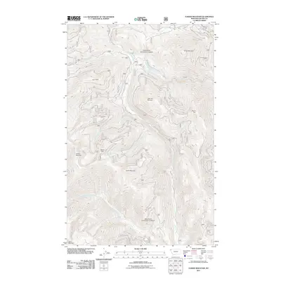 2011 Map of Turner Mountain, 2011 Print