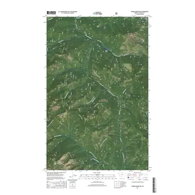 2017 Map of Turner Mountain, 2017 Print