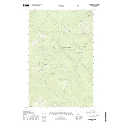 2020 Map of Turner Mountain, 2020 Print