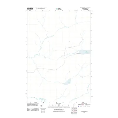 2011 Map of Turner Pond, 2011 Print