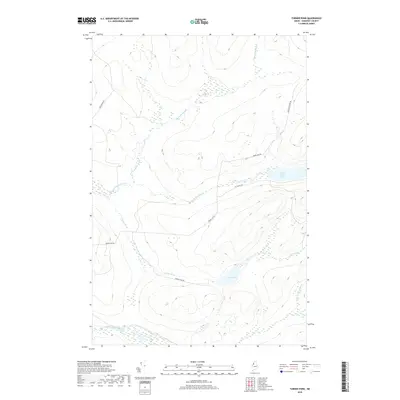 2018 Map of Turner Pond, 2018 Print