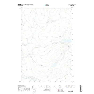 2021 Map of Turner Pond, 2021 Print