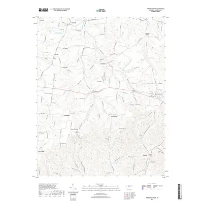 2019 Map of Turners Station, 2019 Print
