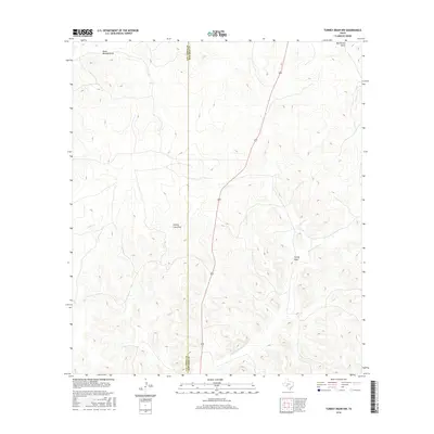 2016 Map of Turney Draw NW, 2016 Print