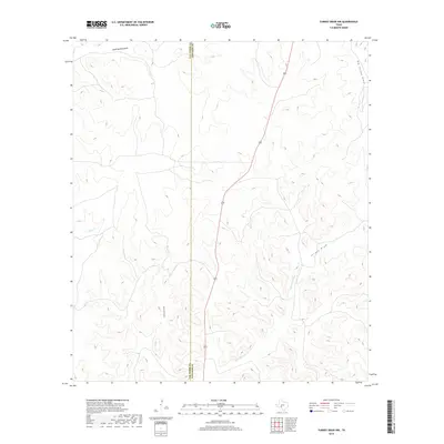 2019 Map of Turney Draw NW, 2019 Print