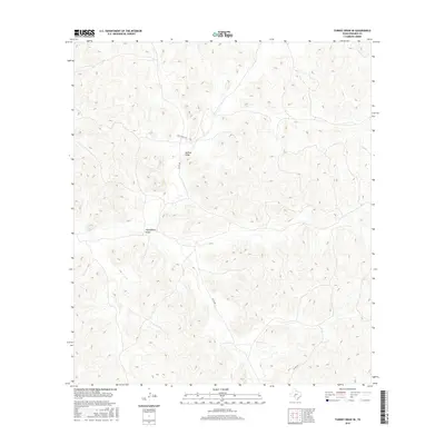 2016 Map of Turney Draw SE, 2016 Print