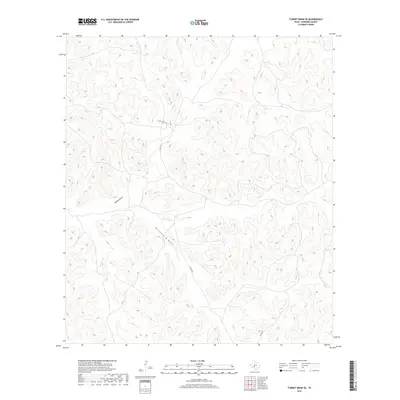 2019 Map of Turney Draw SE, 2019 Print
