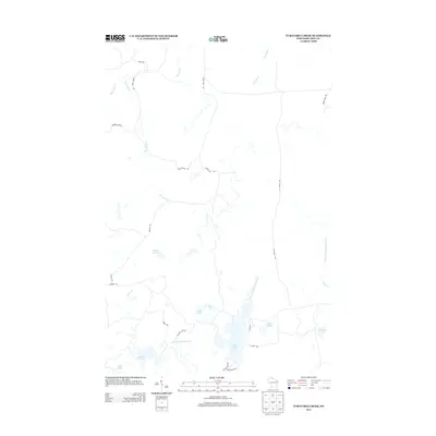 2013 Map of Turntable Creek, 2013 Print