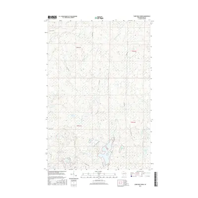 2015 Map of Turntable Creek, 2015 Print