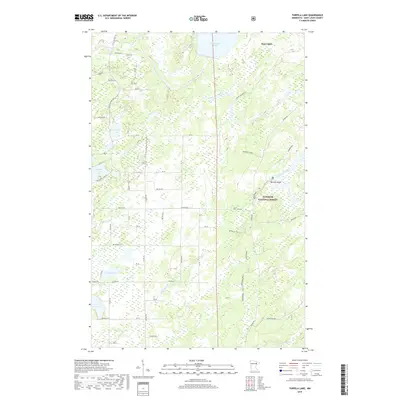 2019 Map of Turpela Lake, 2019 Print
