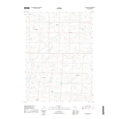 2017 Map of Turpin Lake East, 2017 Print